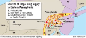 gang drug routes