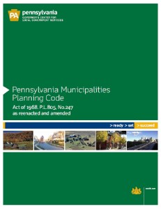 PA Municipalities Planning Code