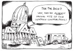 tax the rich cartoon