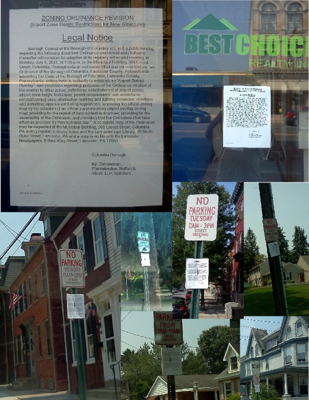 legal notice posting