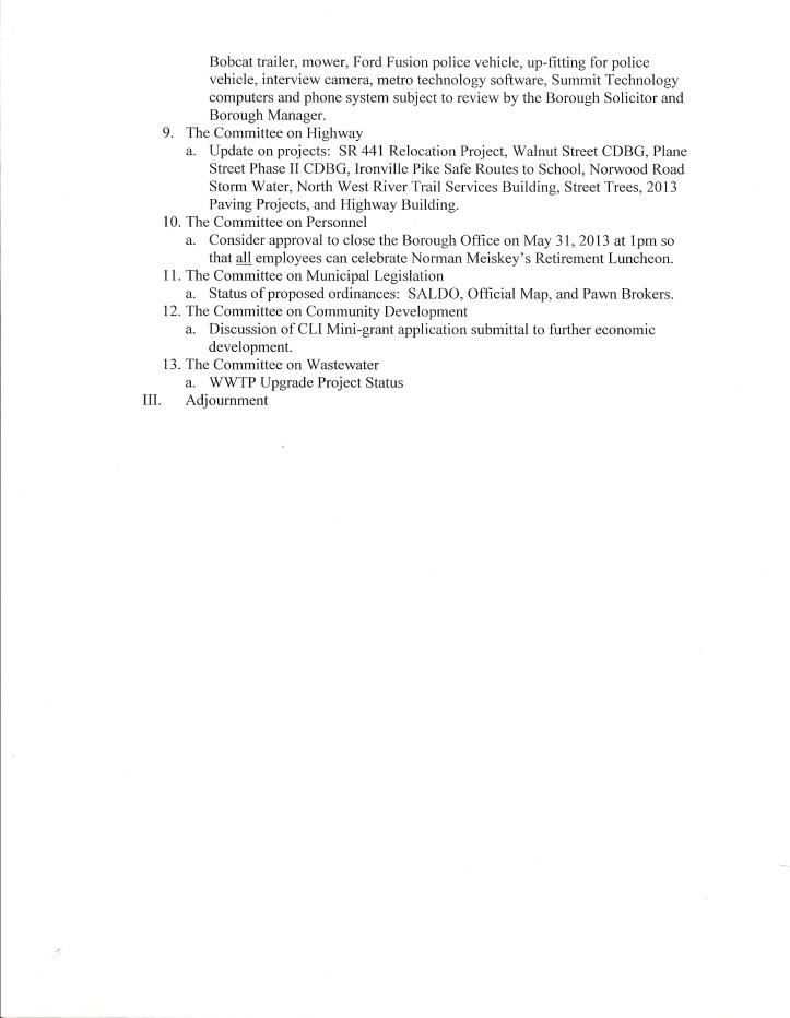22 meeting of the whole agenda page 02