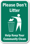 don't litter