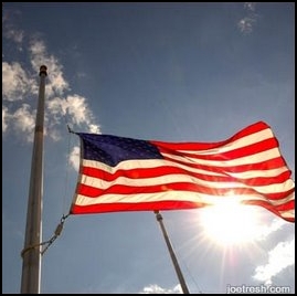 us flag half staff