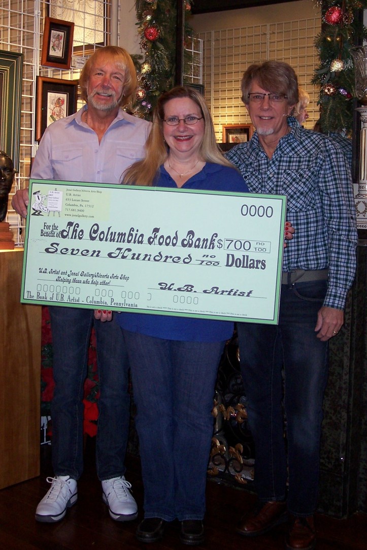 U.B. Artist Check Presentation