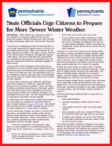 severe weather warning