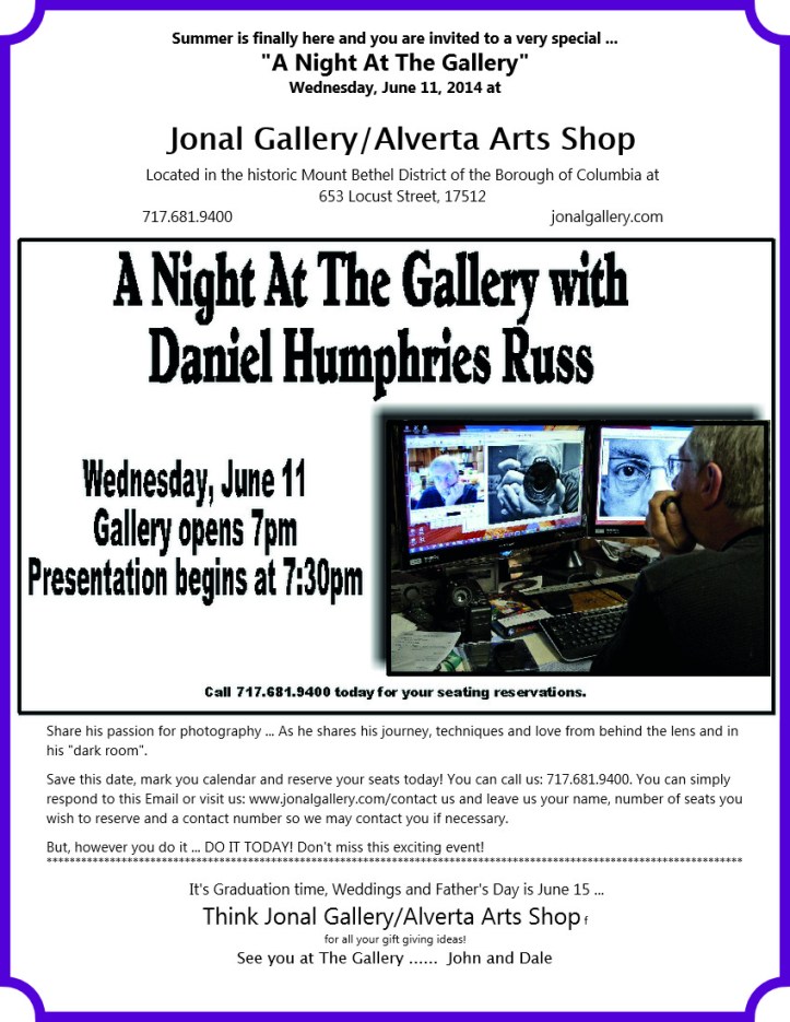jonal night at the gallery