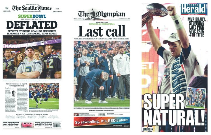 front pages