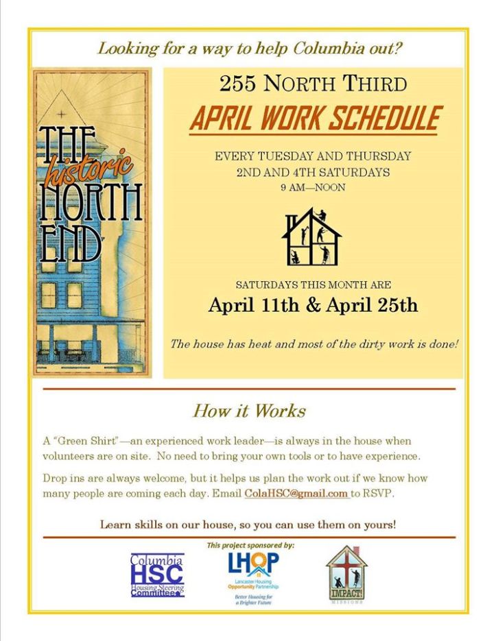 north end work schedule