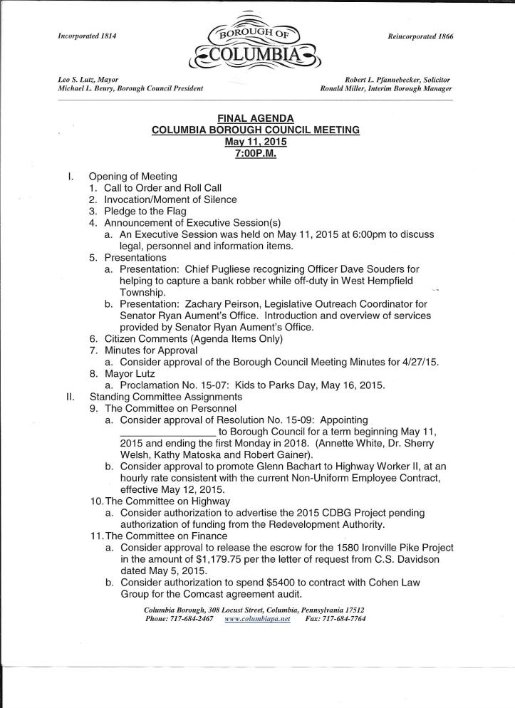 council meeting May 2015 page 1