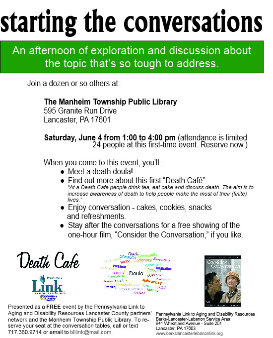 Death Cafe - June 2016