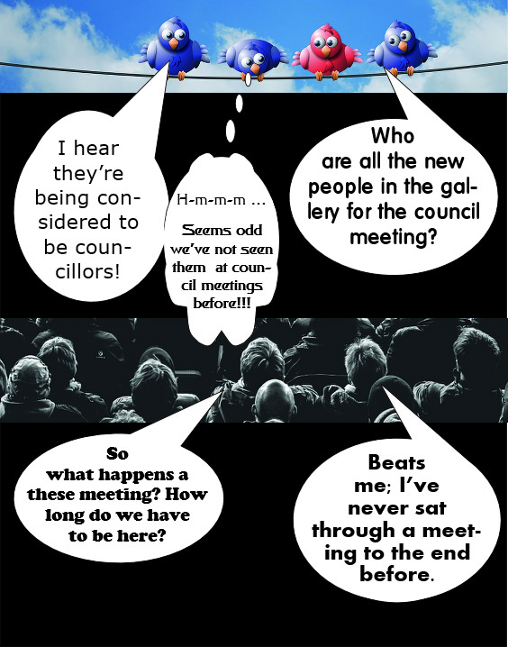 never happens at council meetings