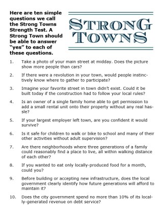 strong towns test