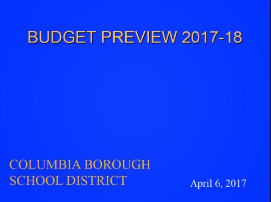 budget Preview