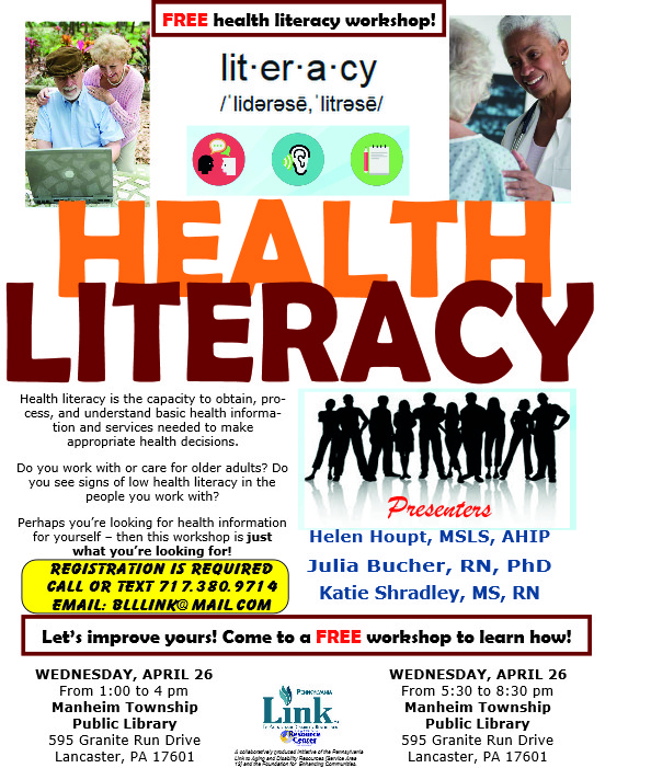 Health Literacy Info sheet - DRAFT