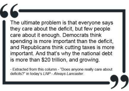 deficit quote