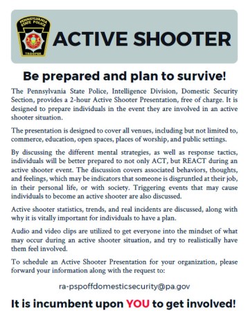 active shooter PSP