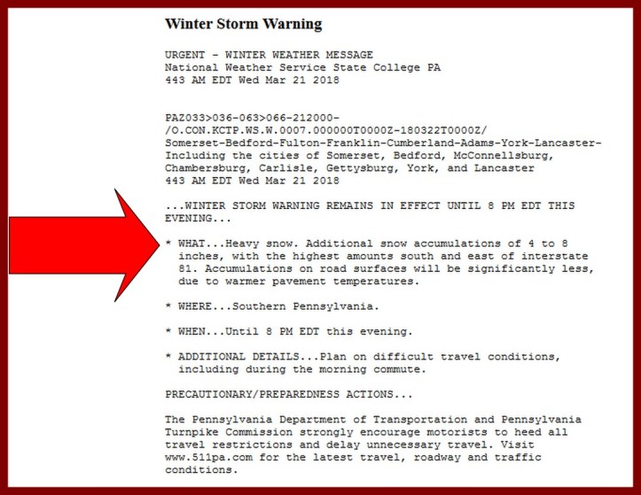 winter storm warning