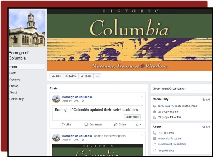 columbia fb page