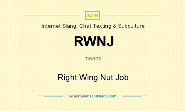 RWNJ meaning - what does RWNJ stand for?
