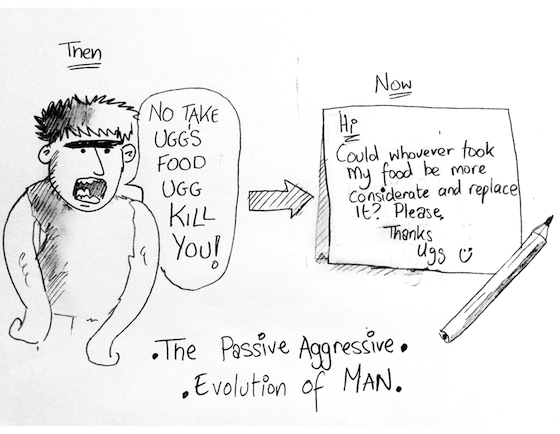 Passive-aggressive-evolution