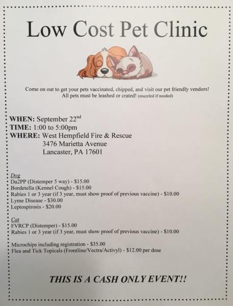 whfd pet clinic