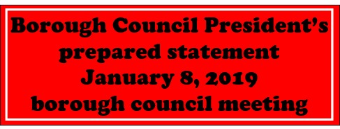 council president statement
