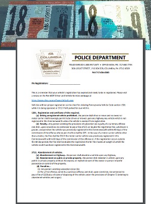 out of date inspections