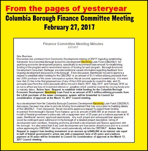 pages of yesteryear 1