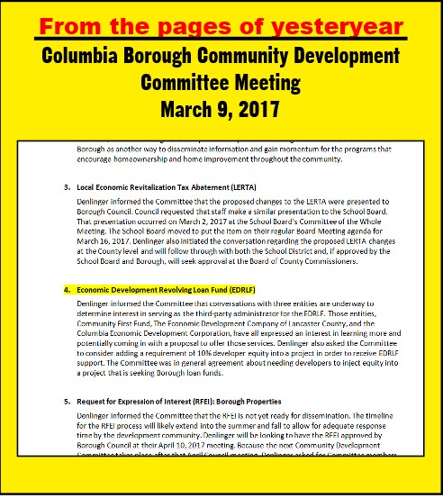 pages of yesteryear 3-9