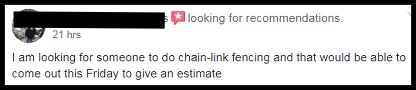 chain link fence