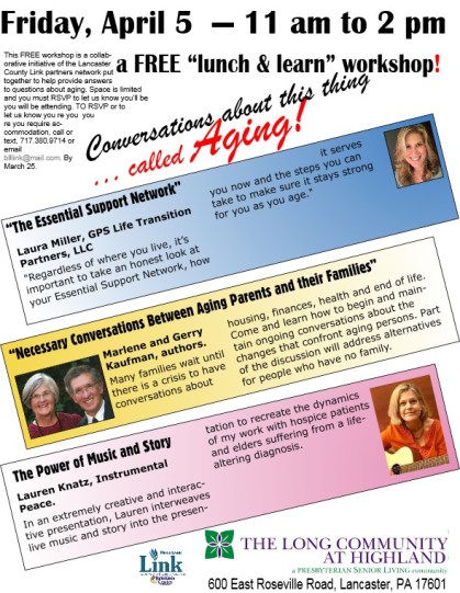 Lunch and learn this thing called aging