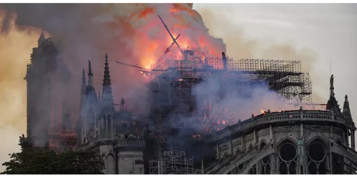 notre dame burning