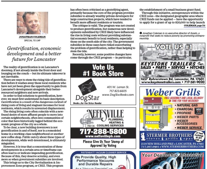 gentrification column