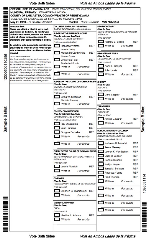 repub sample ballot 1