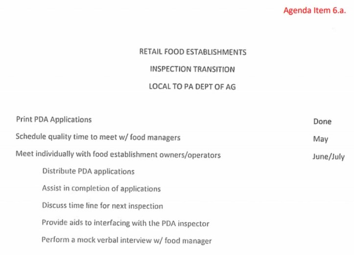 restaurant transition