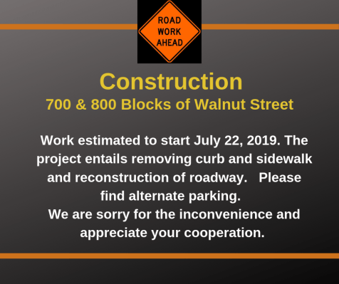 walnut st construction