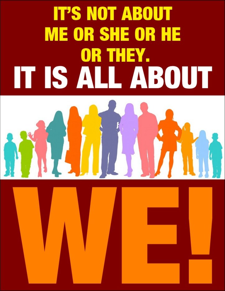 its all about we