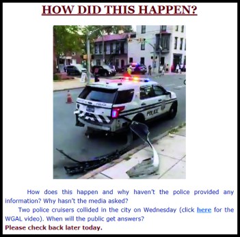 cop car crash