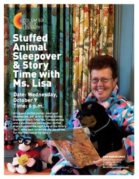 CPL Stuffed Animal Sleepover 10.9.19