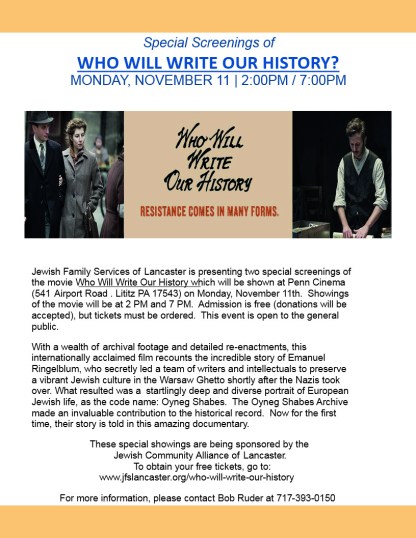 Who Will Write Our History