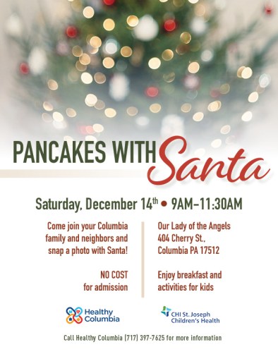 pancakes w santa