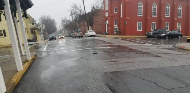 inconsistent curbing