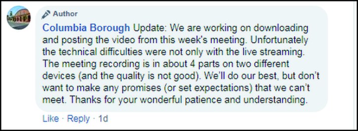 video update
