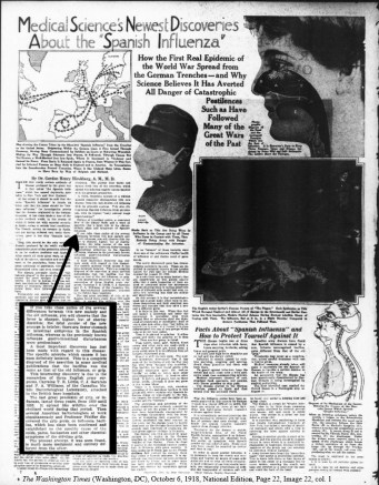 1918 flu wash times