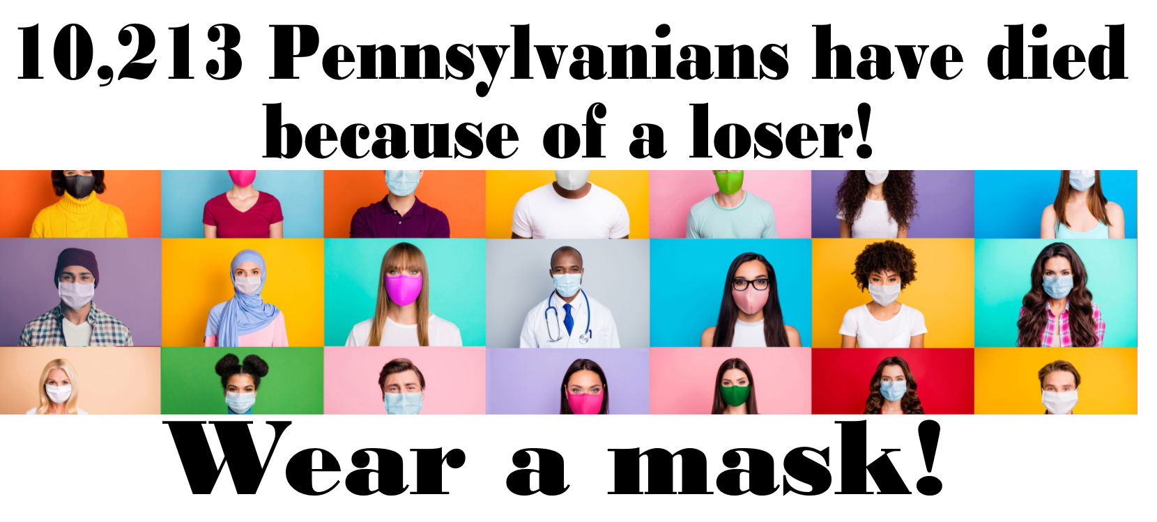 wear a mask loser