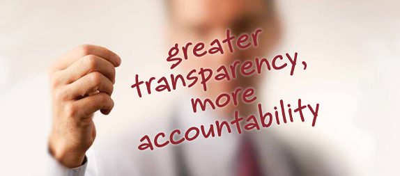 greater transparency