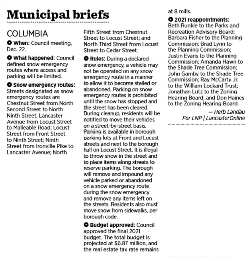 muni briefs 12-22 meeting